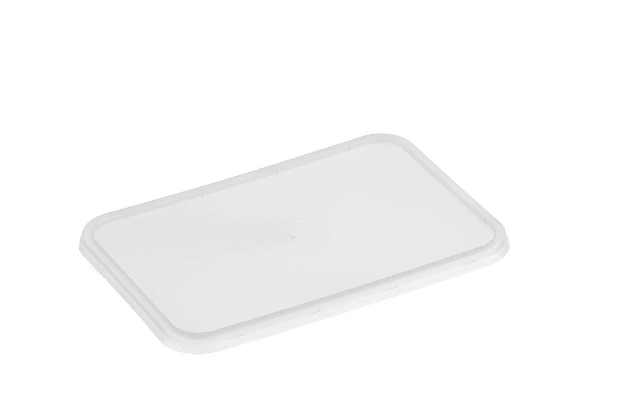 Genfac Rectangular Container Lid Suit 500ml - 1000ml (Sleeve of 50)