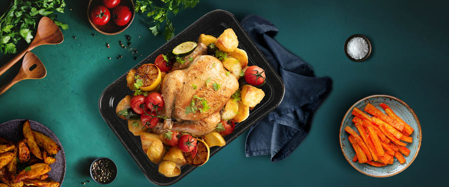 Wiltshire Vitreous Enamel Roaster Large 39cm