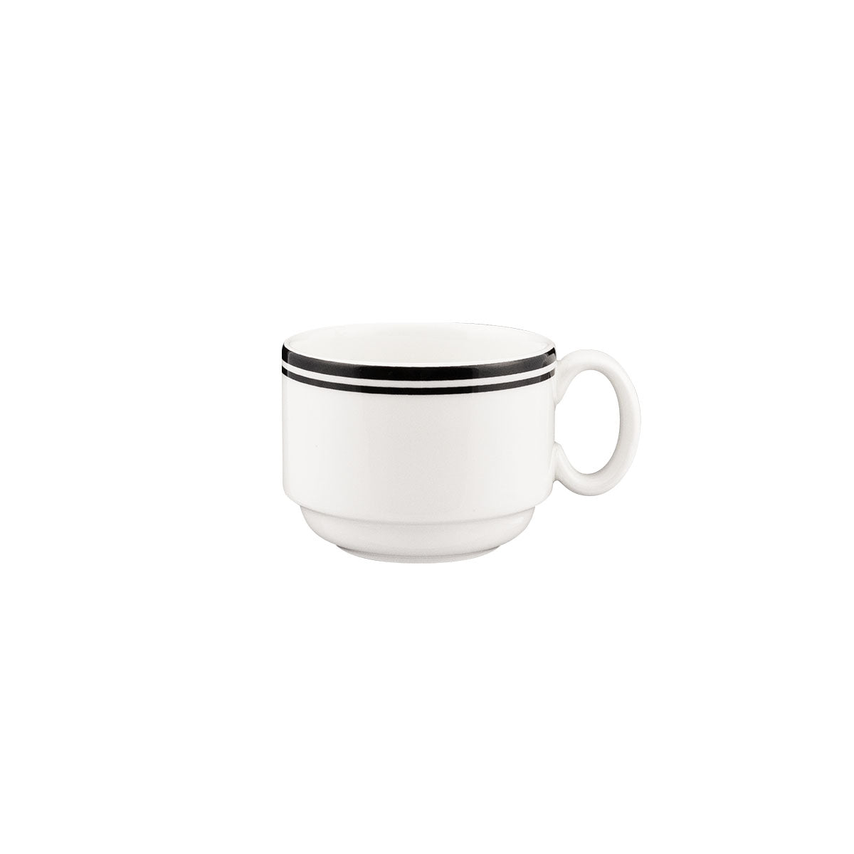 AFC Flinders Healthcare Cru Black Line Stackable Ableware Cup (240ml)