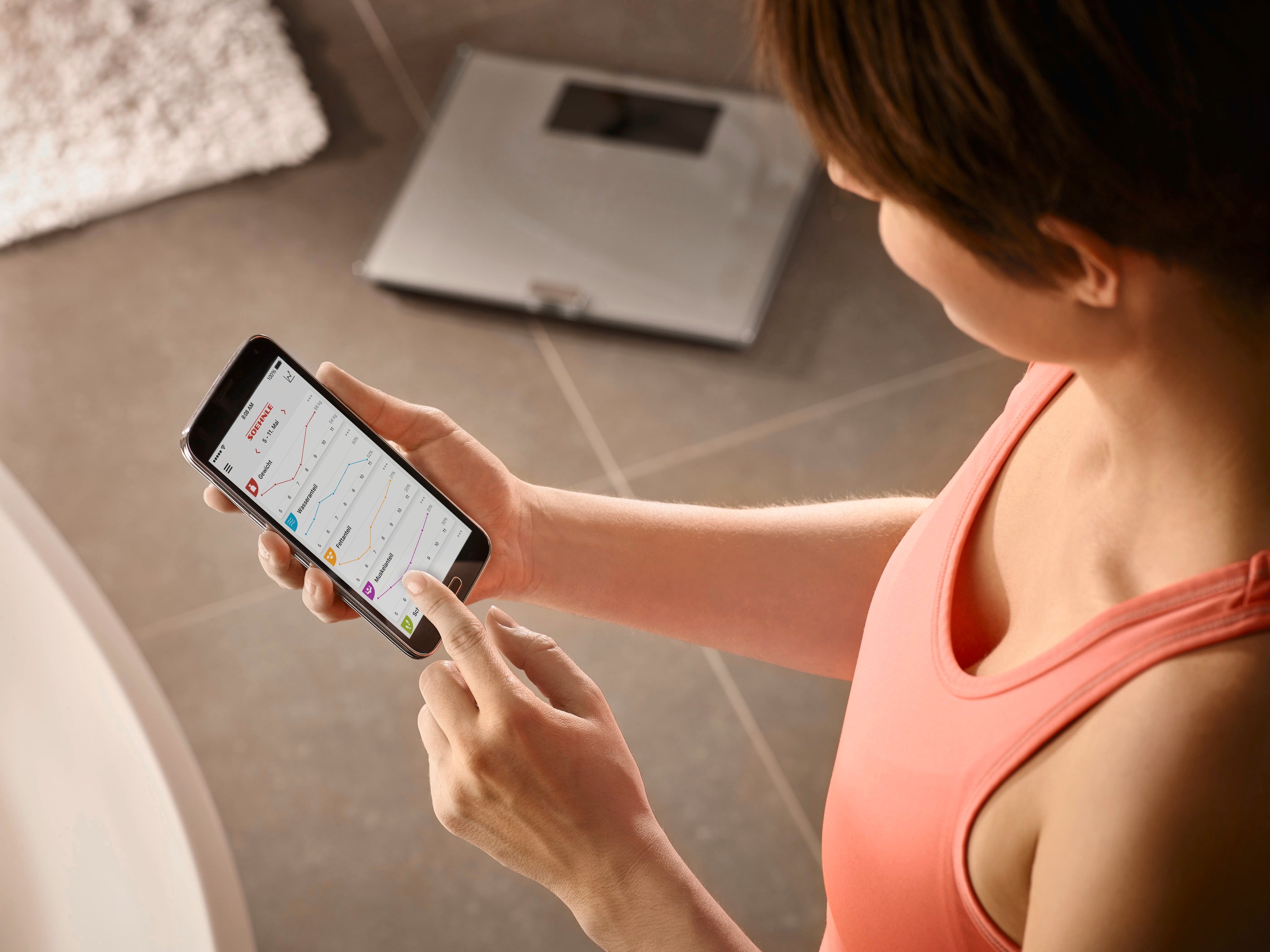 Soehnle Shape Sense Connect 200 Digital Body Scale (180kg)