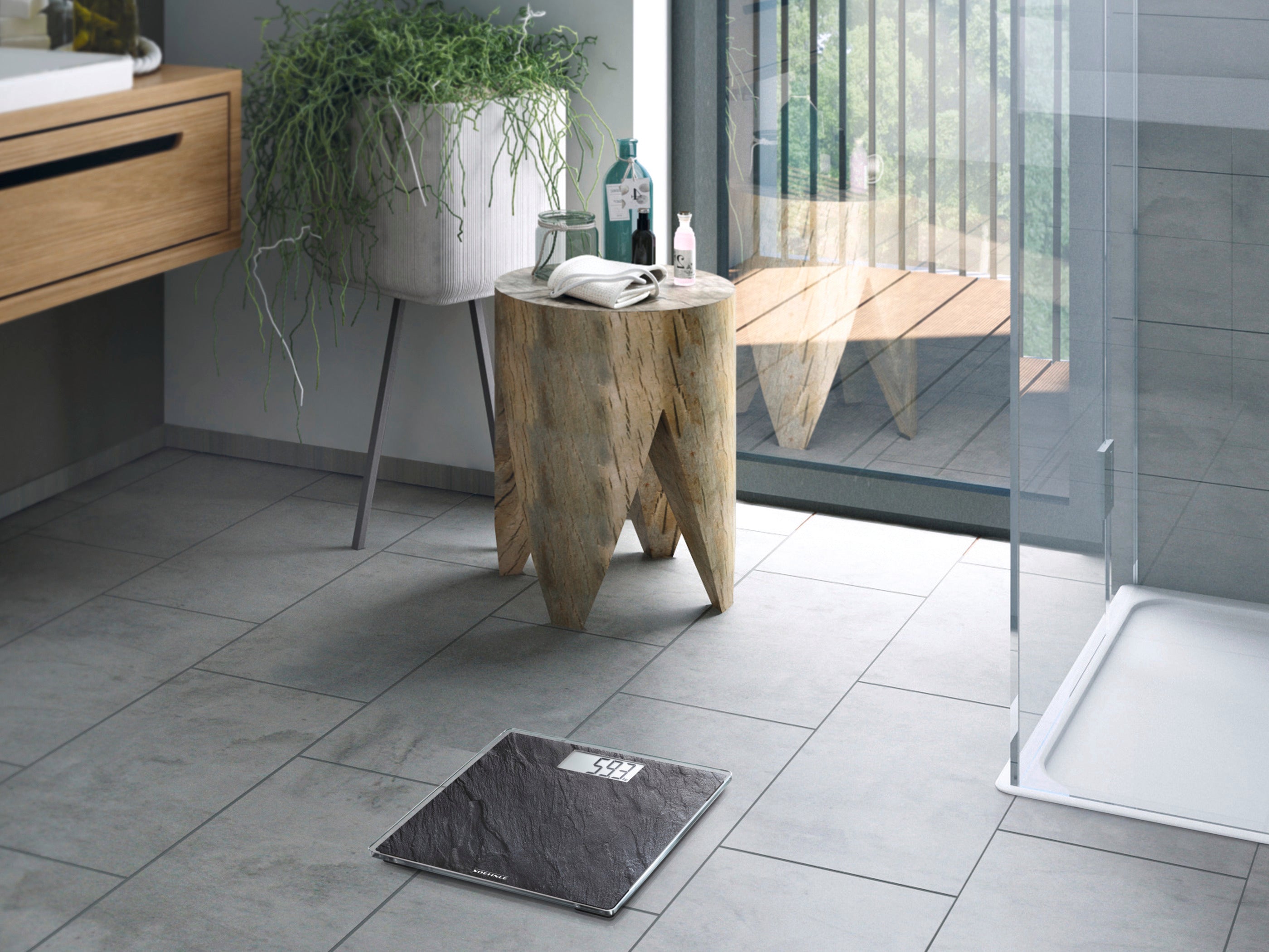 Soehnle Style Sense Compact 300 Digital Body Scale (180kg) - Slate