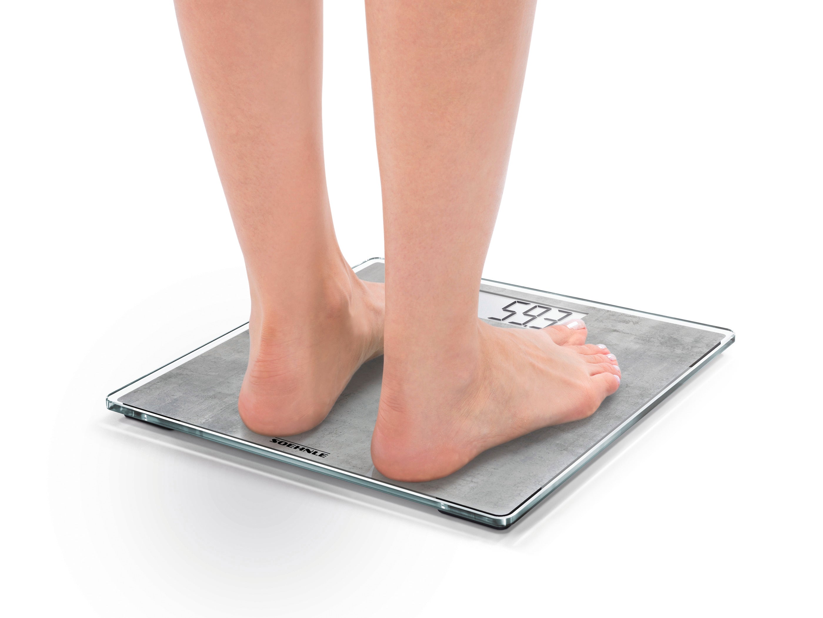 Soehnle Style Sense Compact 300 Digital Body Scale (180kg) - Concrete
