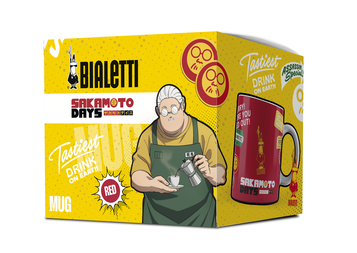Bialetti Sakamoto Days Mug – Red (Porcelain 350 ml)