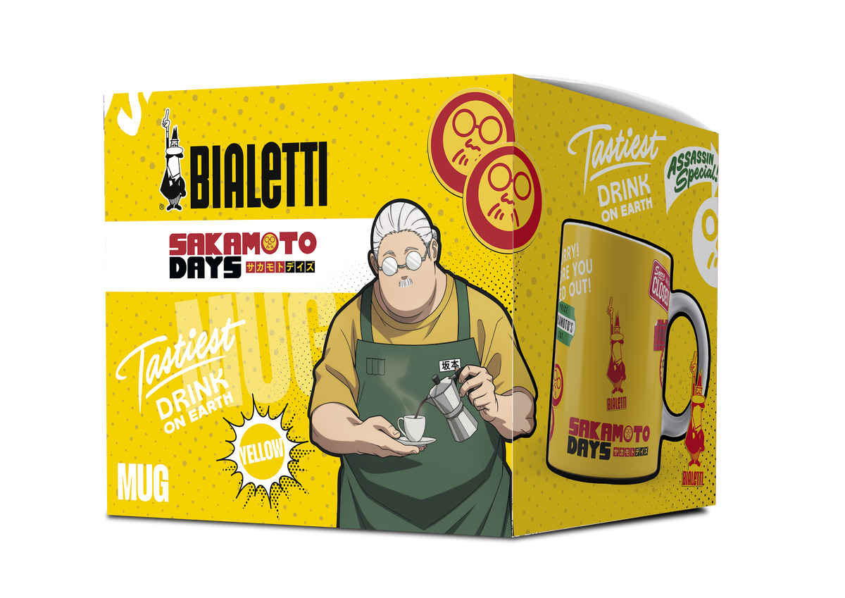 Bialetti Sakamoto Days Mug – Yellow (Porcelain 350 ml)