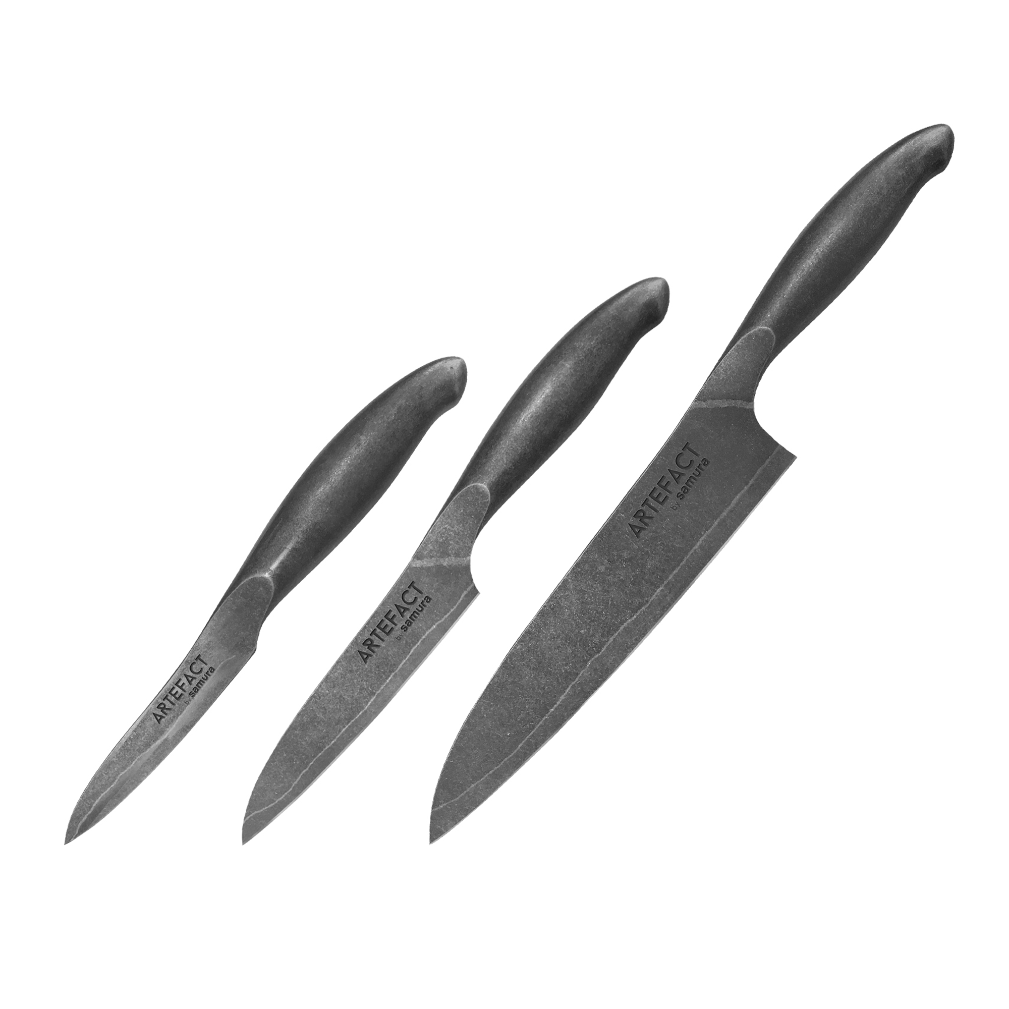 Samura ARTEFACT 3-Piece Knife Set (Paring, Utility, Chef’s Knife)