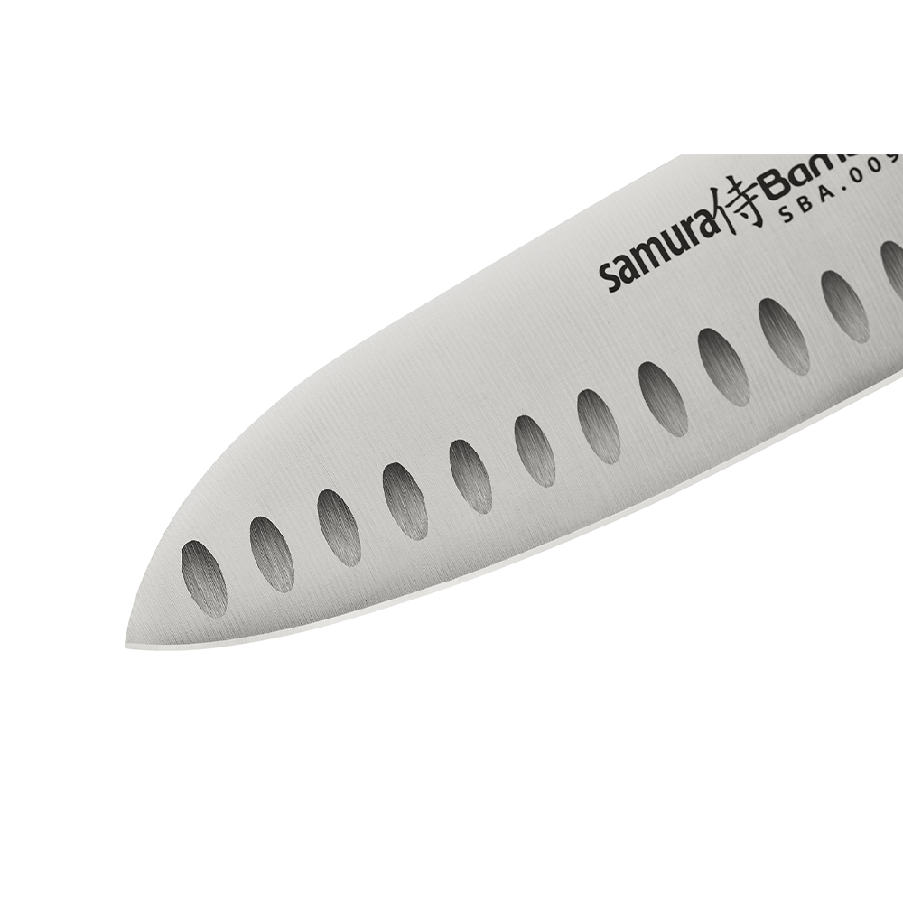 Samura BAMBOO Santoku Knife Hollow Ground 6.3