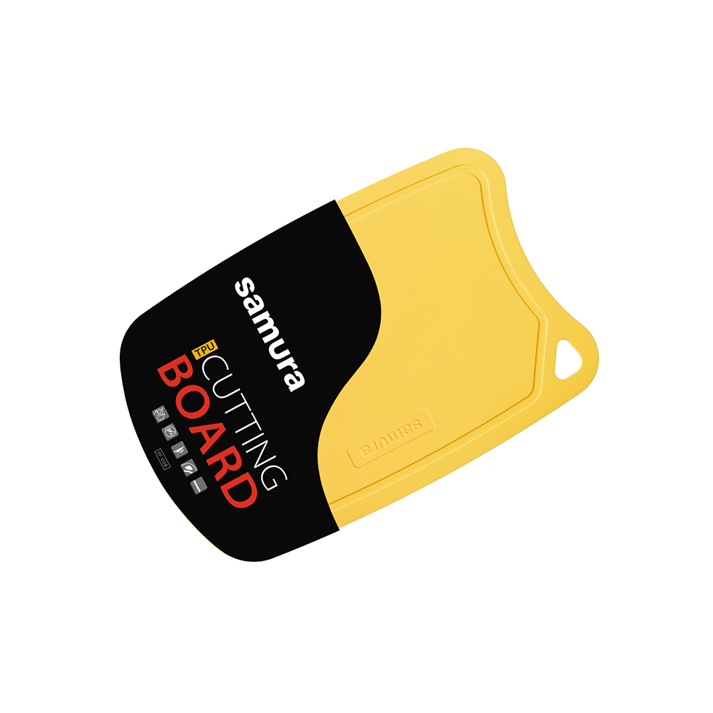 Samura Thermoplastic Antibacterial Cutting Board - Yellow