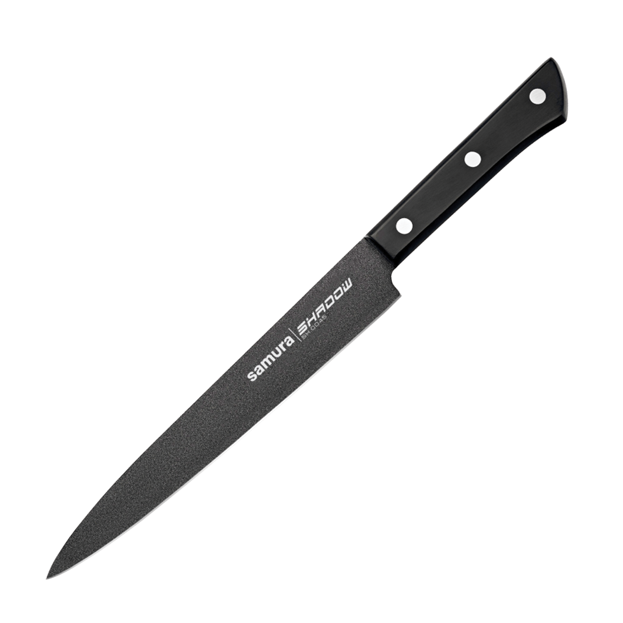 Samura SHADOW Slicing Knife with Black Non Stick Coating 7.7"/196 mm