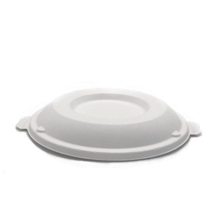ecoware Sugarcane Lid Fits 24oz 32oz 40oz Bowl (Carton of 500)