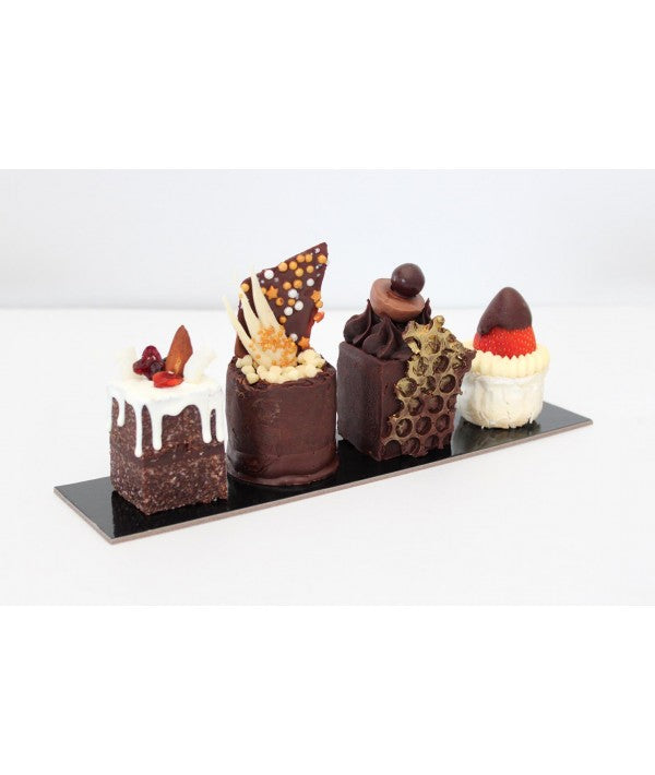 LOYAL Dessert Board Rectangle Black 3mm 280 x 65mm