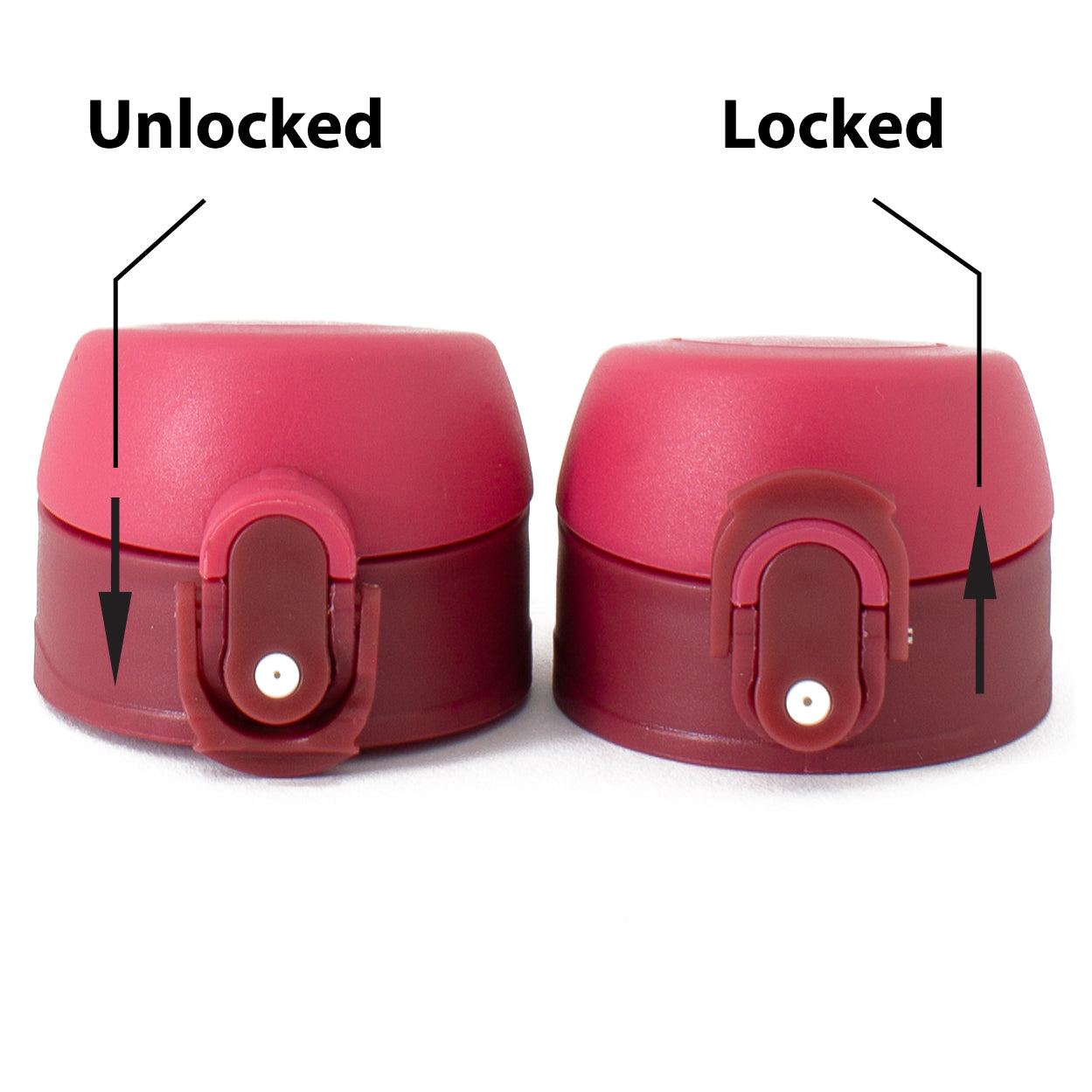 Neoflam Kids 320ml Stainless Steel Red Metal - Lid