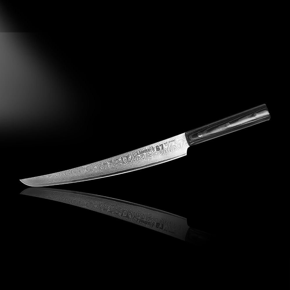 Samura DAMASCUS 67 Slicing Knife TANTO 9.0"/230 mm, 67 Layers