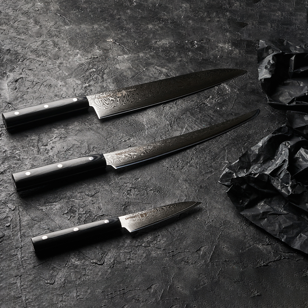 Samura DAMASCUS 67 Slicing Knife TANTO 9.0"/230 mm, 67 Layers