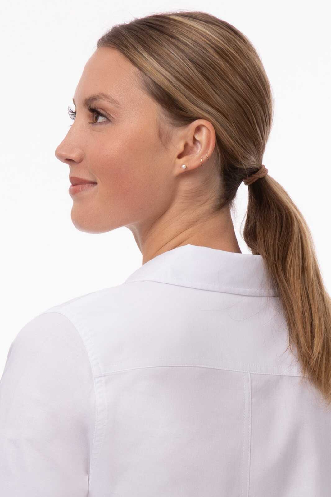 Chef Works Modern Oxford Women's Classic Shirt - White