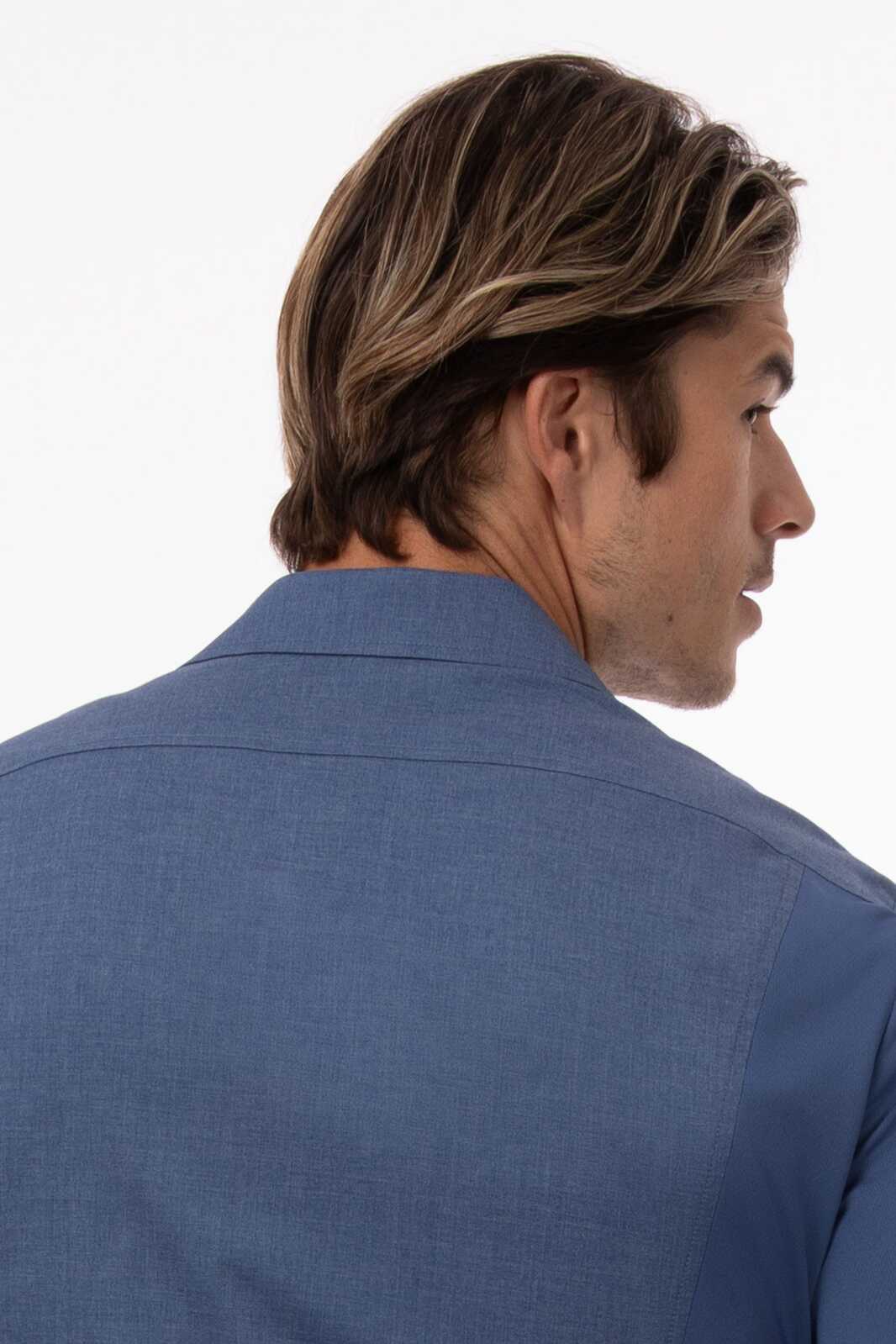 Chef Works Seville Men's Shirt- Black - Blue