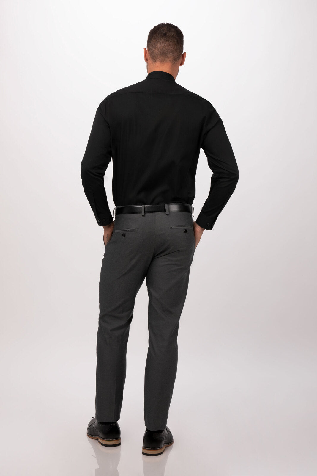 Chef Works Formel Men's Shirt- Shirt - Black