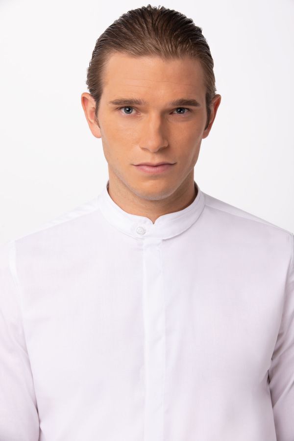 Chef Works Formel Men's Shirt- Shirt - White