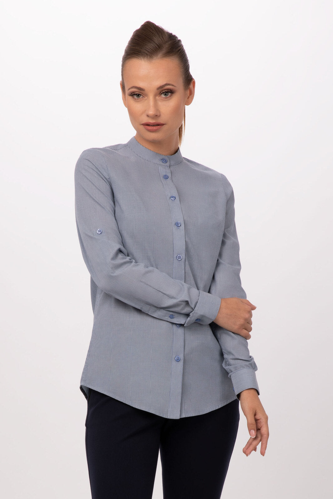 Chef Works Women's Verismo Shirt - Blue