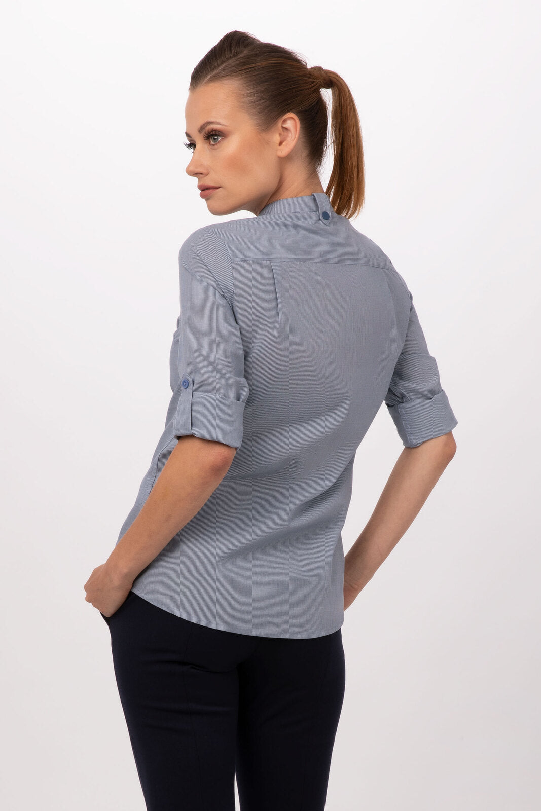Chef Works Women's Verismo Shirt - Blue