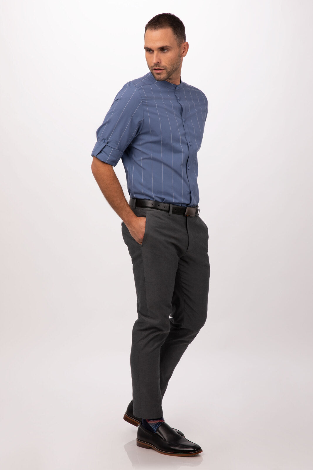 Chef Works Voce Men's Shirt - Blue