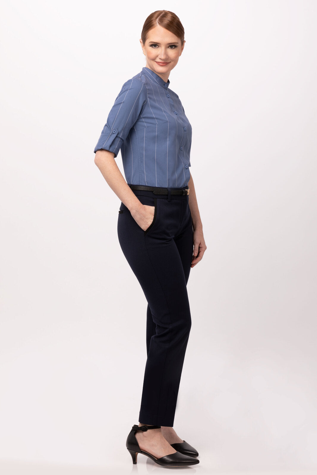 Chef Works Voce Women's Shirt - Blue