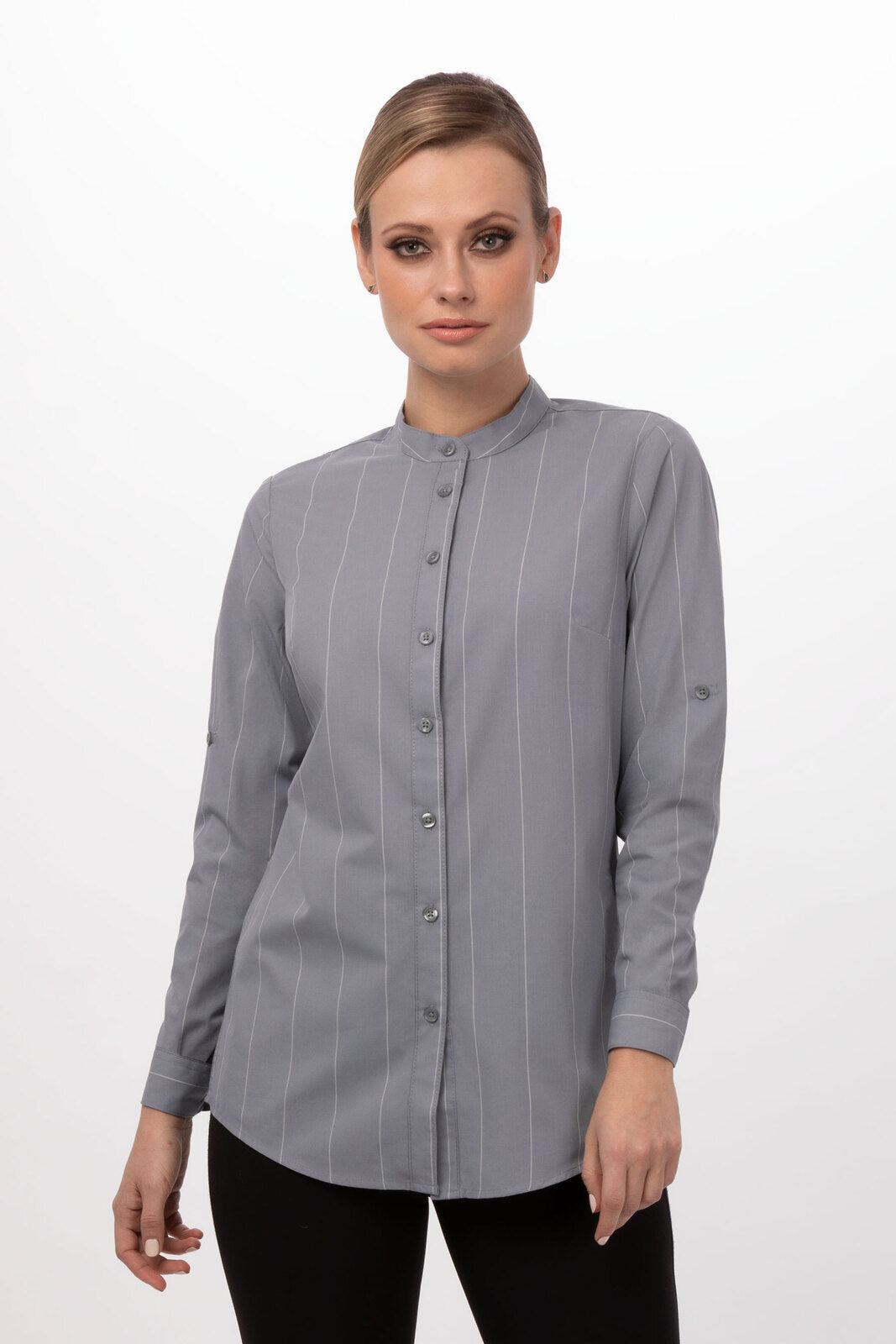 Chef Works Voce Women's Shirt - Grey