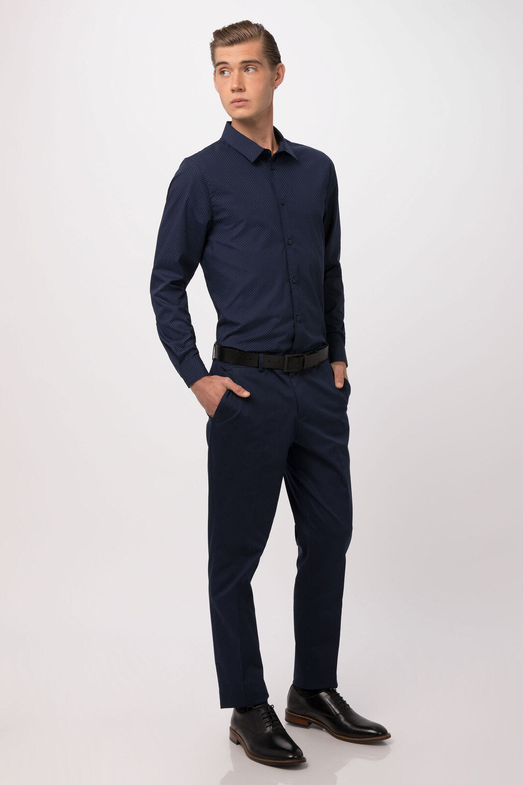 Chef Works Deco Men's Shirt - Navy