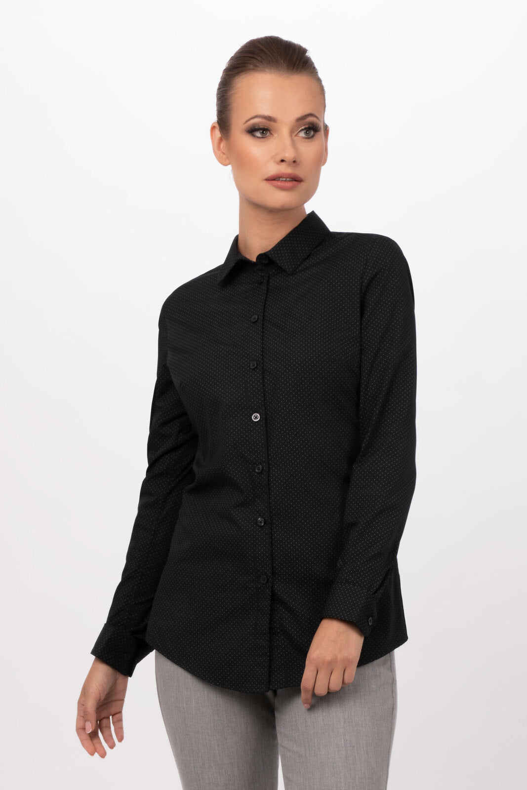 Chef Works Deco Women's Shirt - Black