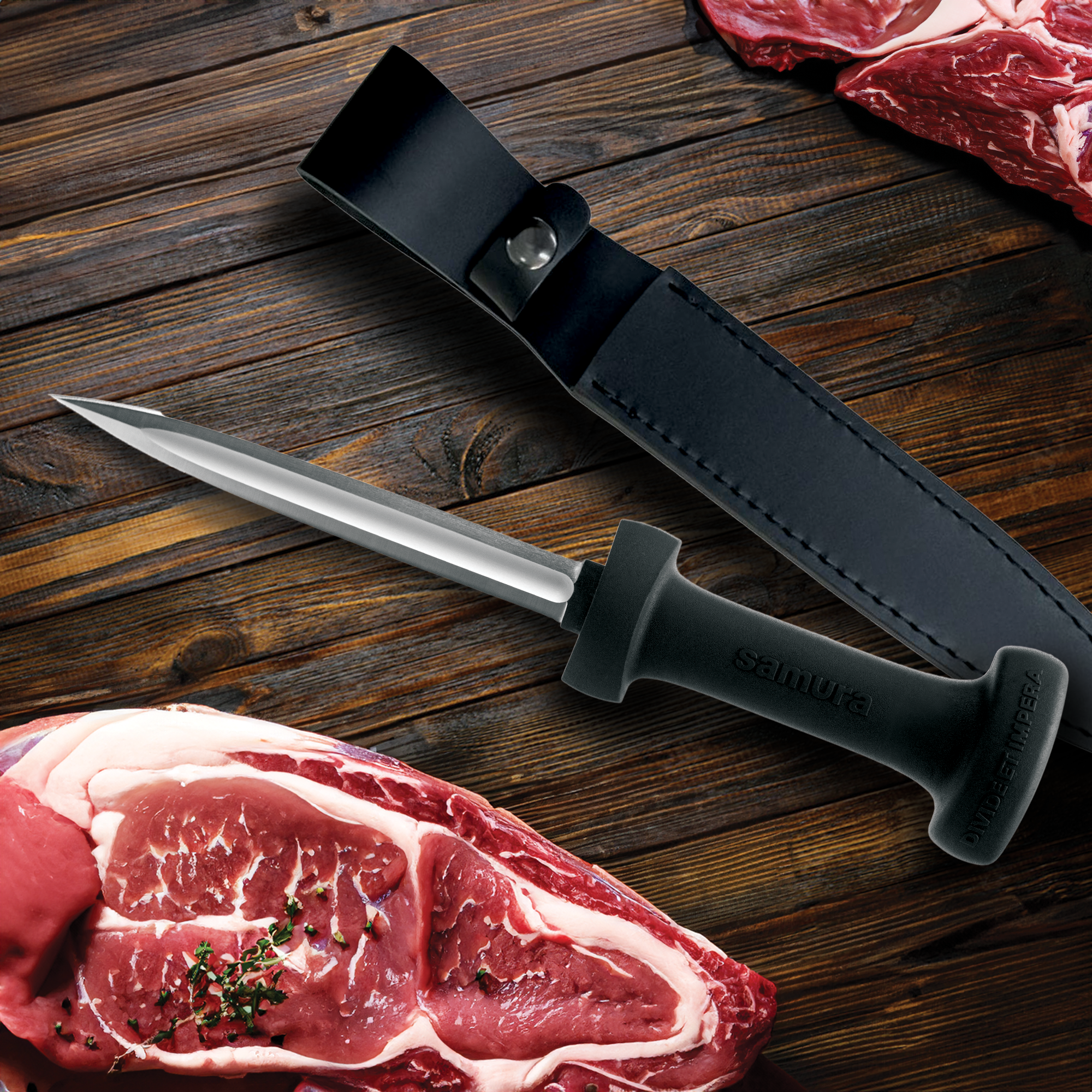 Samura GLADIUS Genuine Leather Sheath for Slaughter Knife