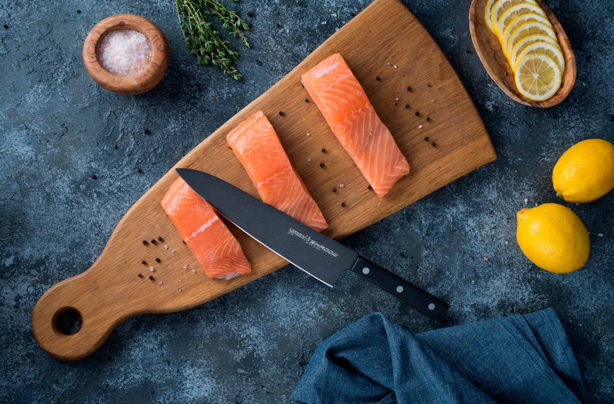 Samura SHADOW Chef's Knife with Black Non Stick Coating 8.2"/208 mm