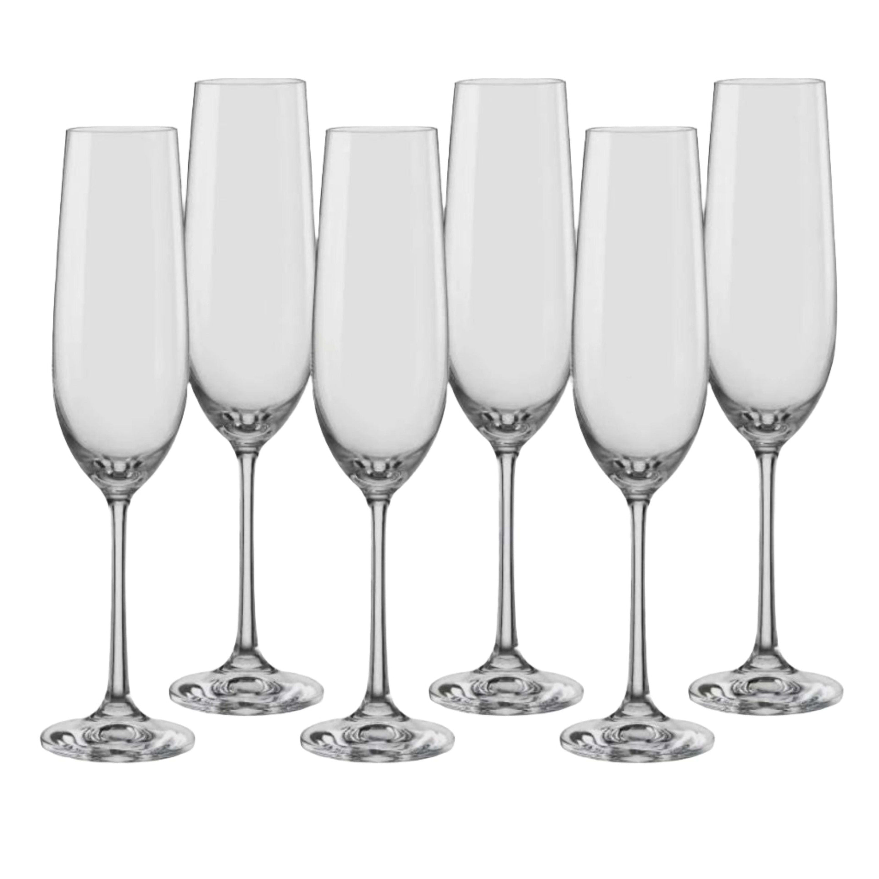 Bohemia Viola Flutes 6 Piece Set 190ml