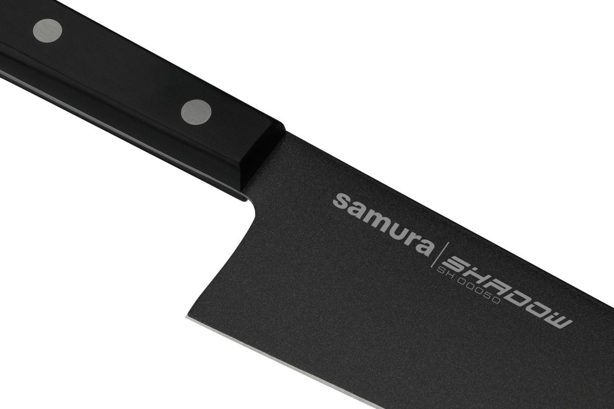 Samura SHADOW Hamokiri Knife with Black Non Stick Coating 10