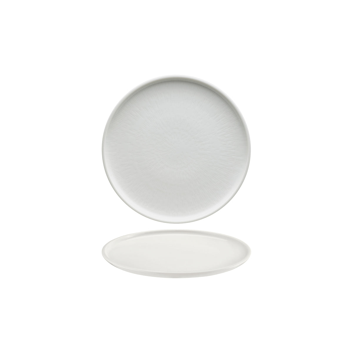 Schonwald Shiro Round Flat Coupe Plate 210mm with Relief Design