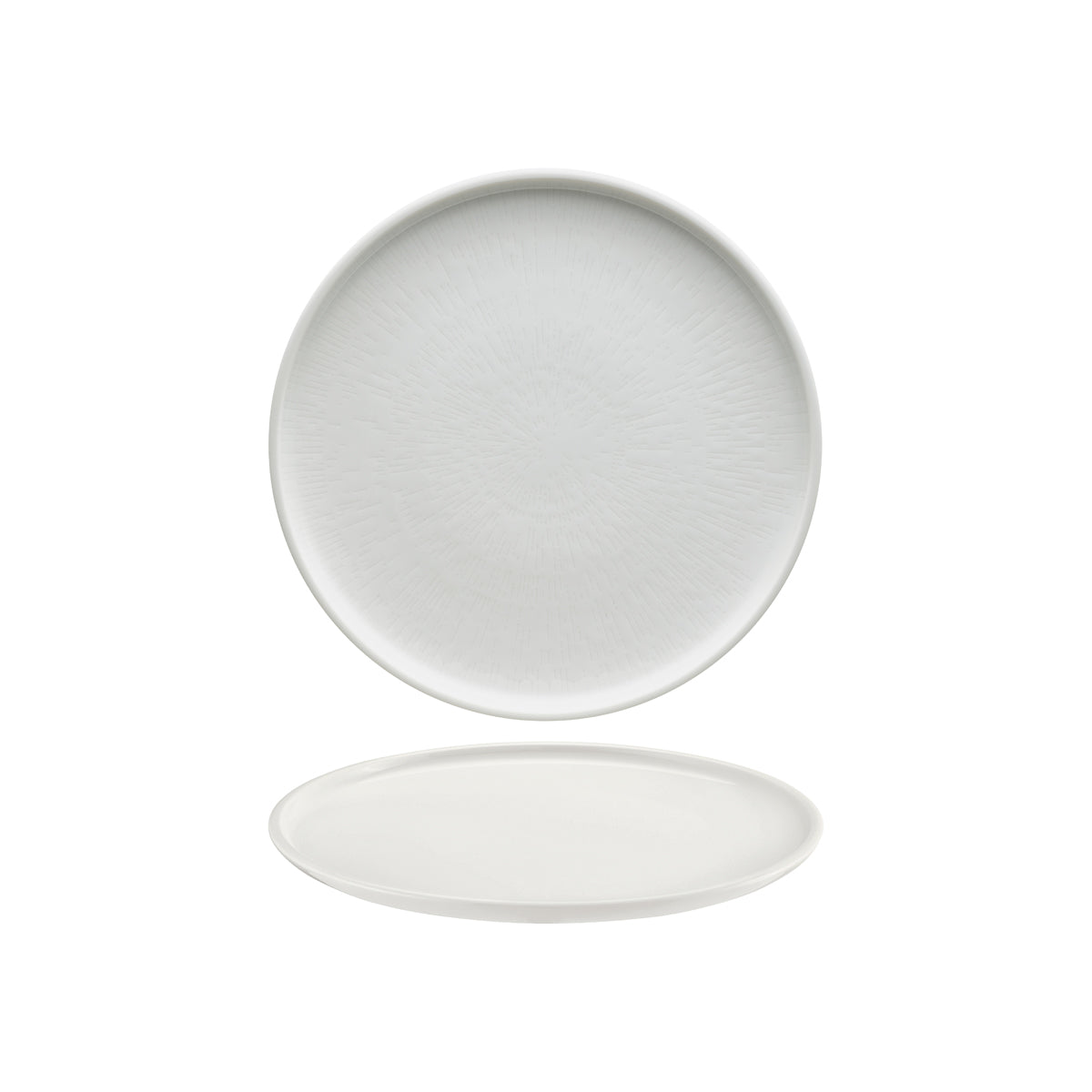 Schonwald Shiro Round Flat Coupe Plate 240mm with Relief Design