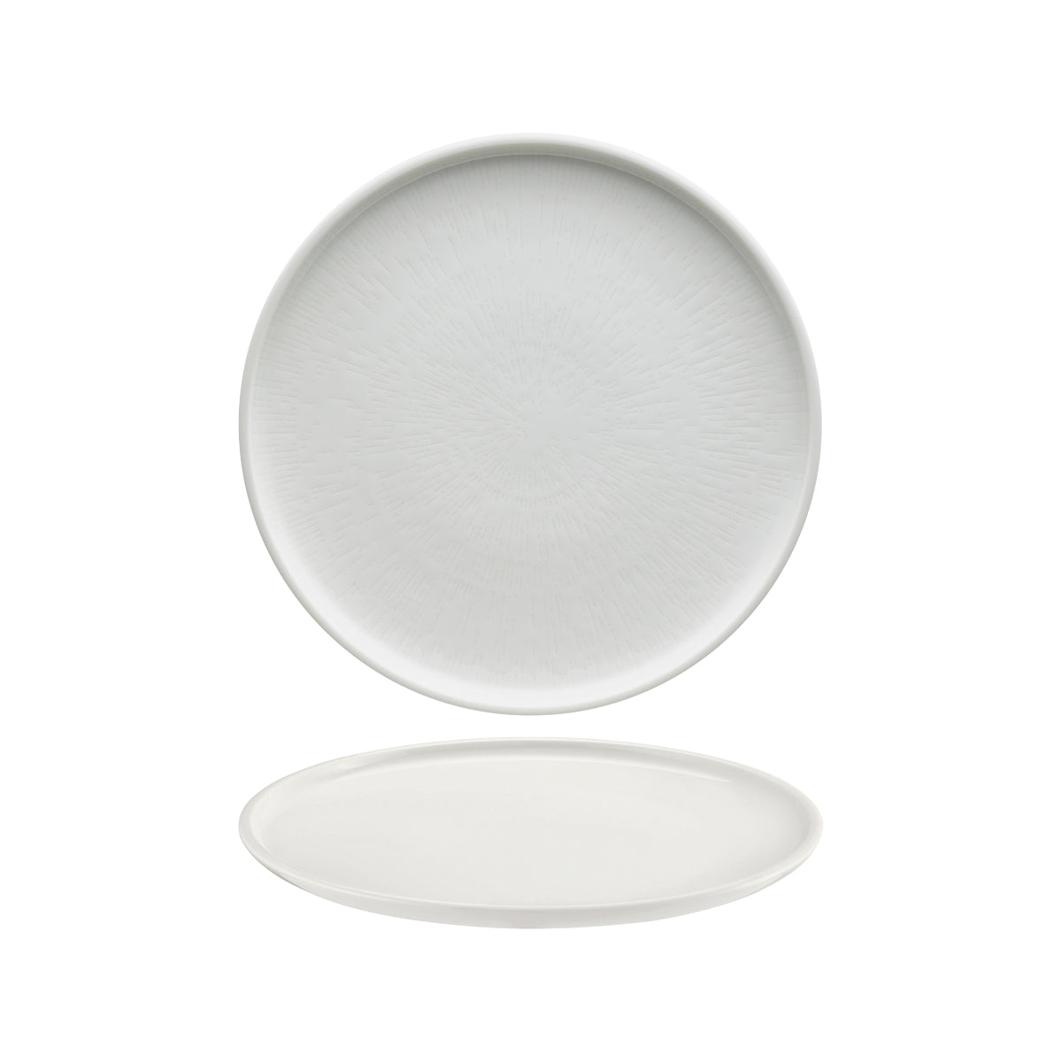 Schonwald Shiro Round Flat Coupe Plate 260mm with Relief Design