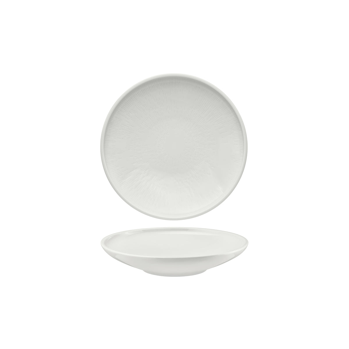 Schonwald Shiro Round Deep Coupe Plate Relief Design 210mm