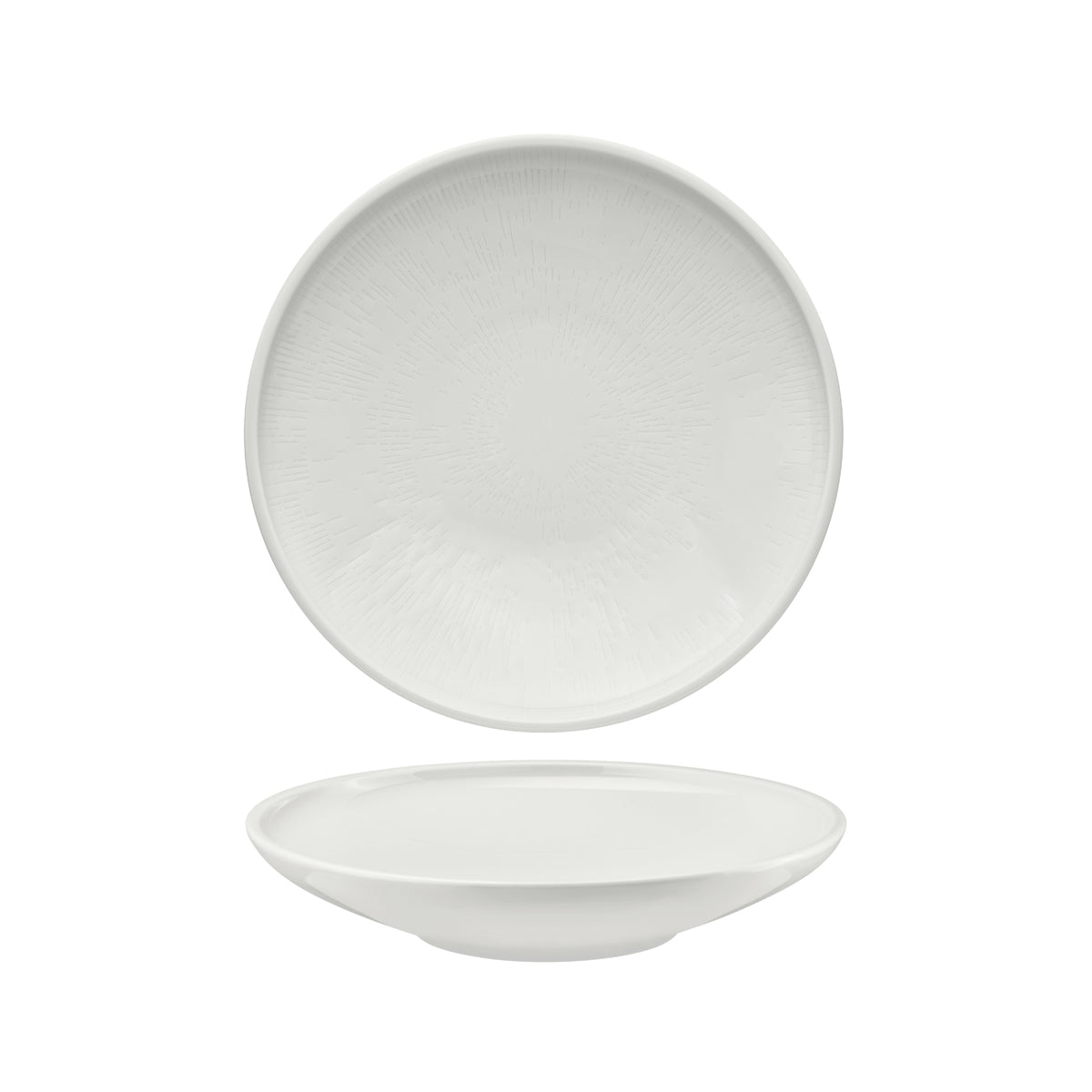 Schonwald Shiro Round Deep Coupe Plate Relief Design 260mm