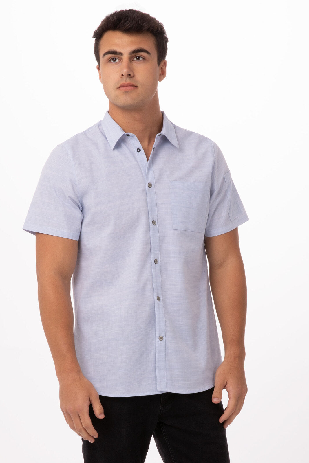 Chef Works Havana Men's Shirt - Blue