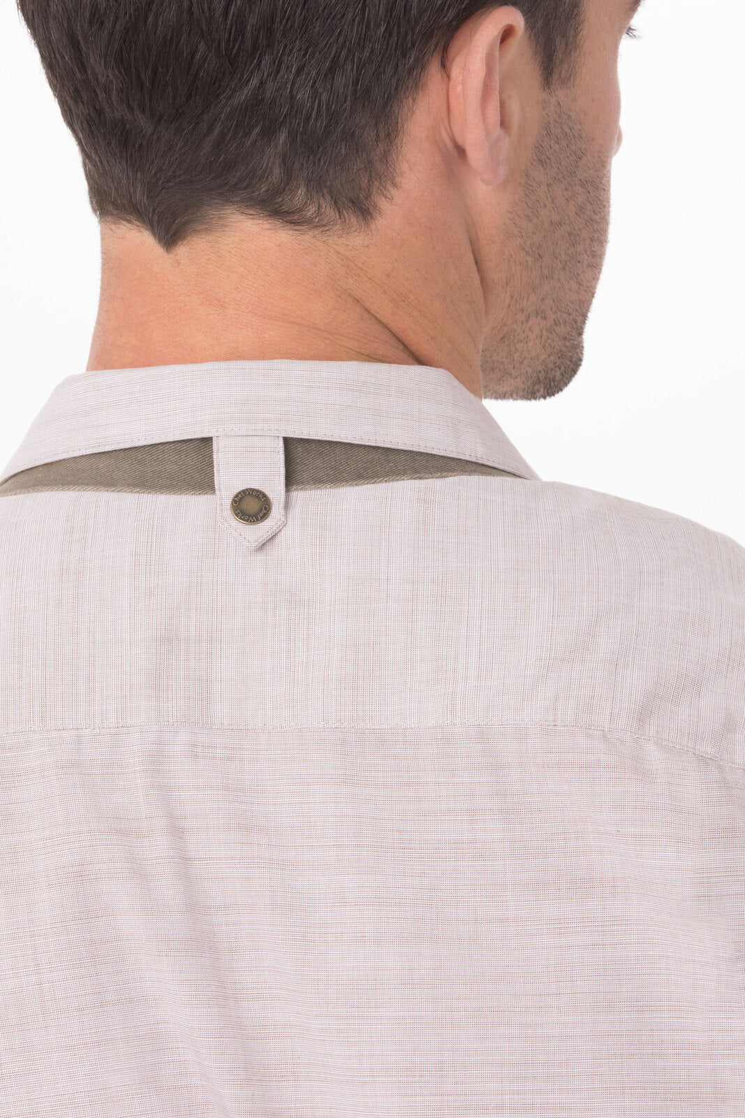 Chef Works Havana Men's Shirt - Taupe