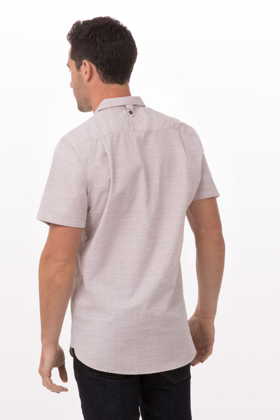 Chef Works Havana Men's Shirt - Taupe