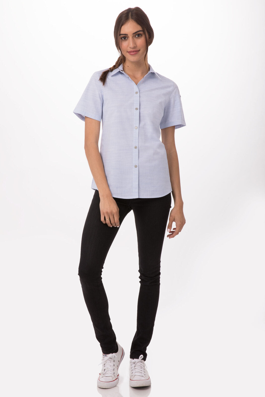 Chef Works Havana Women's Shirt - Blue