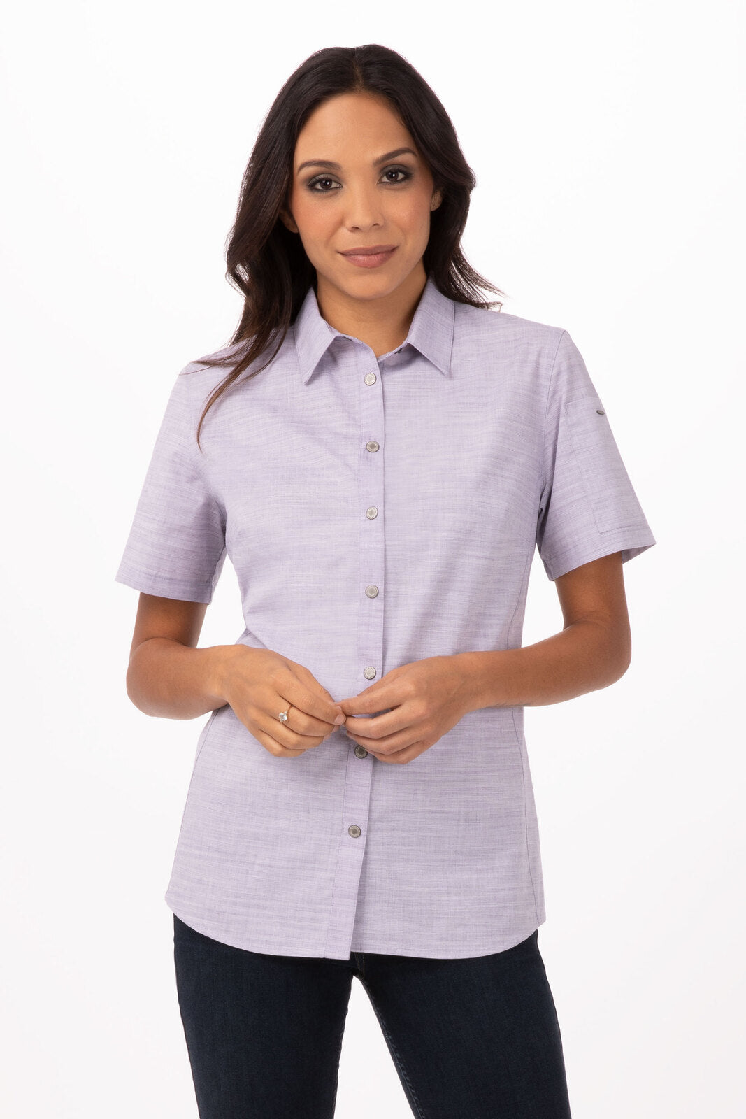 Chef Works Havana Women's Shirt - Purple