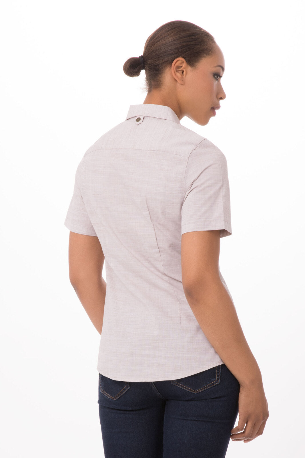 Chef Works Havana Women's Shirt - Taupe