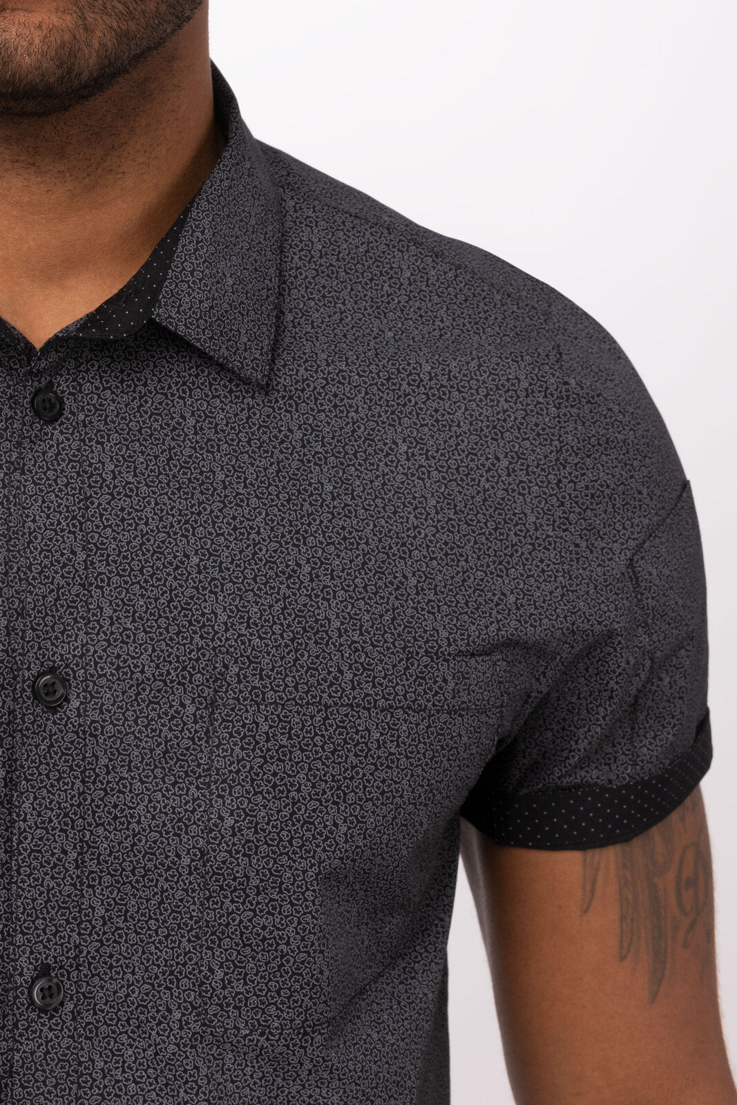 Chef Works Charleston Men's Shirt - Black