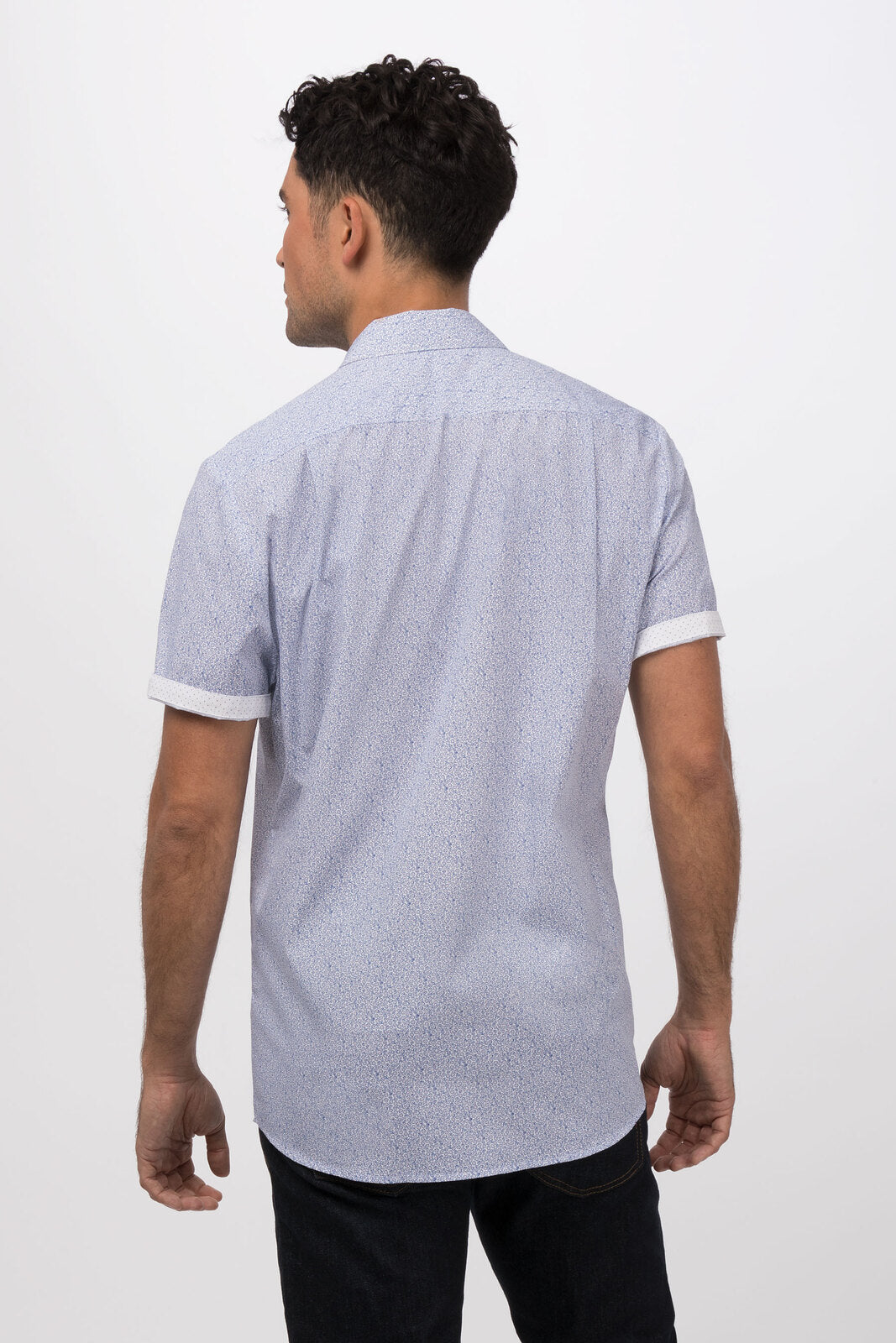 Chef Works Charleston Men's Shirt - Blue