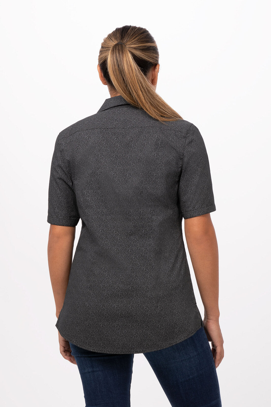 Chef Works Charleston Women's Shirt - Black