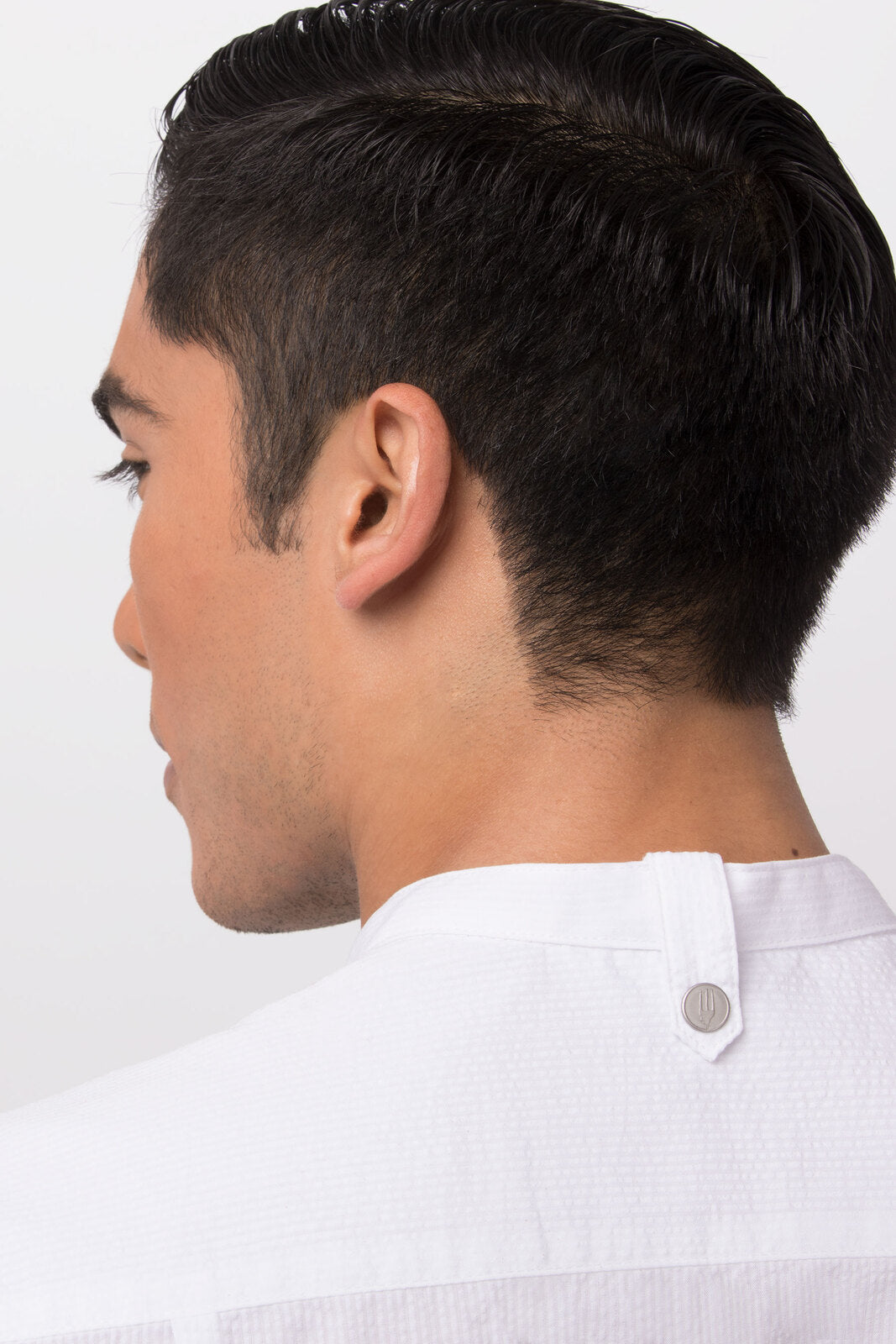 Chef Works Seersucker Men's Shirt - White