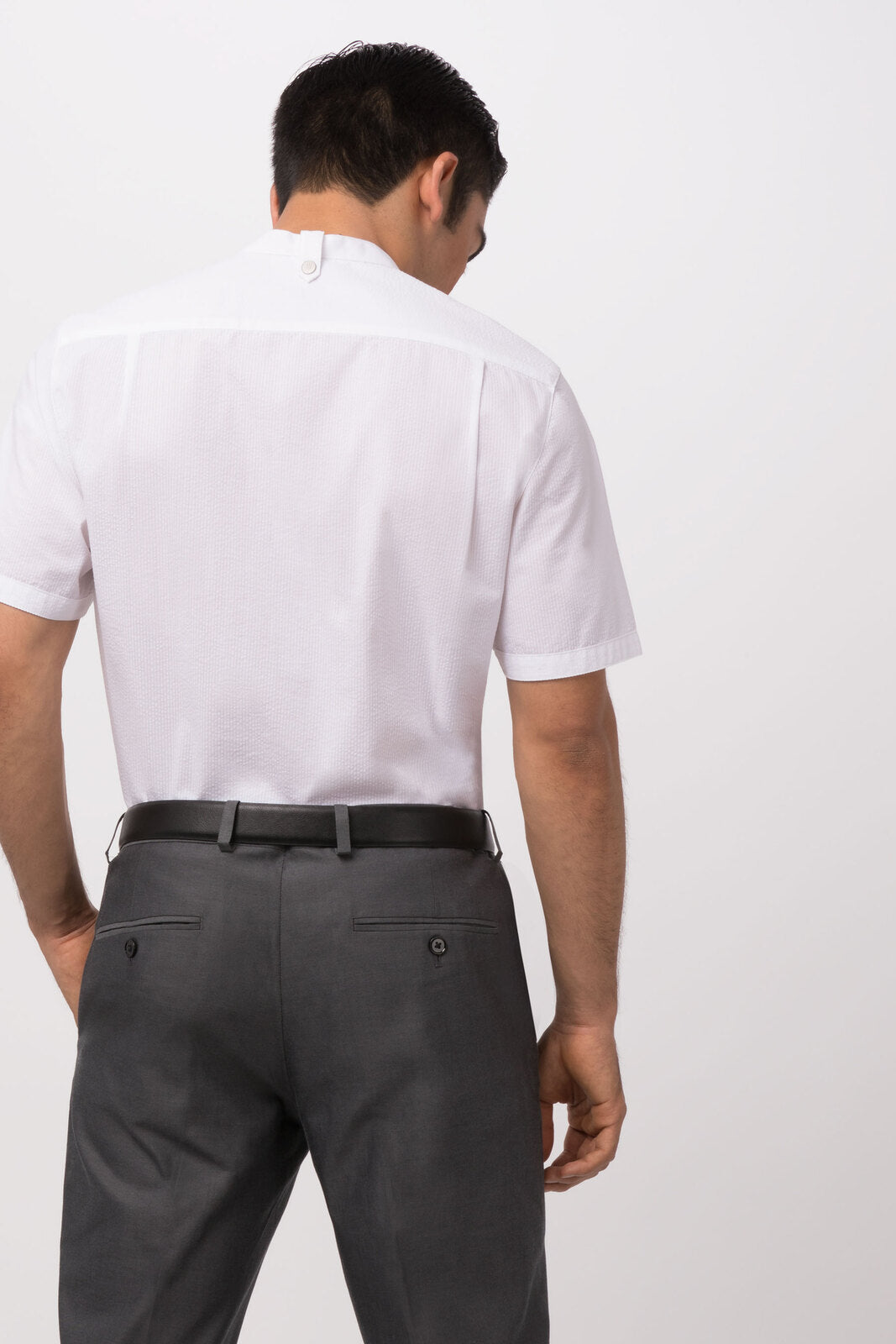 Chef Works Seersucker Men's Shirt - White