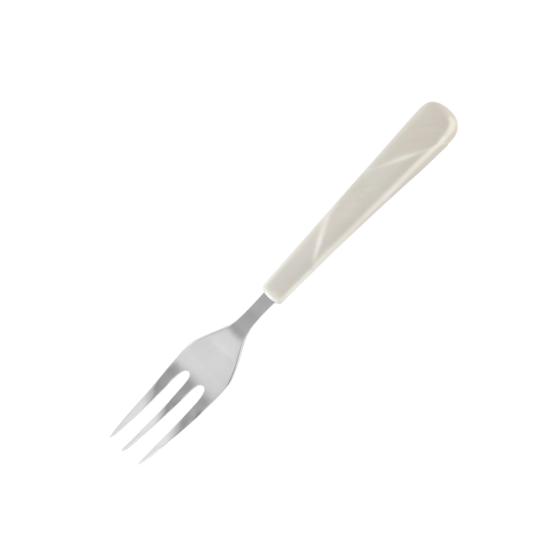 Samura HANNIBAL Steak Knife and Fork Set for 4 persons, White Handle