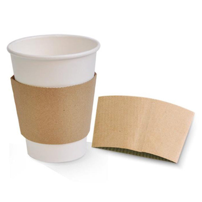 ecoware 12oz 16oz Cup Sleeve Kraft (Carton of 1000)